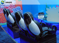 Pneumatic 5D Motion Theater Chair With Spray Water Function Rubber Cover