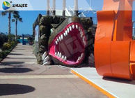 Vivid Green Dinosaur 5D Movie Theater Nine Seats With Luxury Chairs