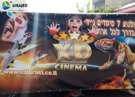 CE Mobile 5D Cinema Roller Coaster Trailer With Cabin 6 Seats Luxury Chair