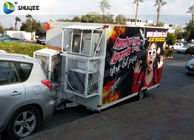 Funny and Realistic Truck Mobile 5D Cinema With Motion Luxurious Seat