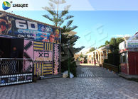 Portable Mobile 5D Theater / Cinema Fun Rides With Cabin Or Trailer For Amusement Park