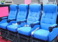 Blue 4 Seats 1 Sets 4D Home Cinema Equipment With Foot Support