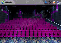 Flat / Arc Screen Movie Theater Seats Sound Vibration Cinema Theater With Special Effect