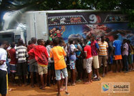 Professional 7D Kid's Game 6 Seats Of Luxury Chair Interactive Cinema