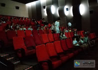 Electronic Dynamical 4D Cinema Equipment With 100 Seats in Red