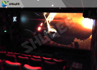 Children Amusement 4D Cinema Movie Theater With Electric System Motion Seat CE