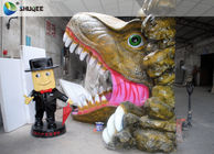 Dinosaur Movie Theater Equipment With Red Comfortable Chairs