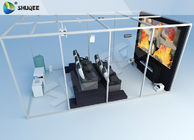 12D Luxury Black Chair 3 DOF Home Theatre Equipment Pneumatic Syetem Simulator
