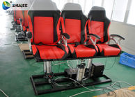 6D Cinema Equipment 6d Movie Theater Electric / Hydraulic / Pneumatic