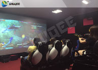 Multiplayer Interactive 7D Shooting Game 7D Movie Theater With Shooting Game And 9 Luxury Motion Seats