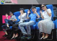 Attractive 4D Movie Theater With Electronic Chair With Safety Belt , Armrest