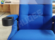 Vibration Sound 4D Cinema Equipment With Splendid Violet Shake Cinema Chairs