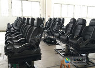 3DOF Fiberglass Black 5D Theater System Motion Chair Cabin For Park