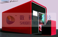 Portable Mobile 5D Theater / Cinema Fun Rides With Cabin Or Trailer For Amusement Park