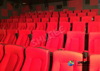 Vibration Effect Movie Theater Seats SV Cinema Red 120 People Movie Theatre Seats