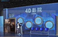 Flat screen 4D movie theater , curved screen , special effect