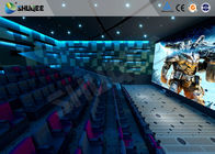 Customize 4D Cinema System Pneumatic / Hydraulic / Electric Motion Chairs With Movement