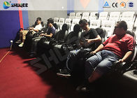 Shooting Game 7d Cinema Theater With Large Screen And Dynamic Seat Control System