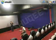 11D Movie Theater 11D Roller Coaster Simulator With Luxury Genuine Leather Seats