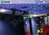 Fiber Glass Ride Experience 5D Movie Theater Simulator System With Red Chair