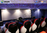 5D Motion Cinema Luxury Red Chair 5D Movie Theater With 6 Special Effect