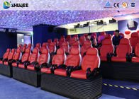 5D Motion Cinema Luxury Red Chair 5D Movie Theater With 6 Special Effect