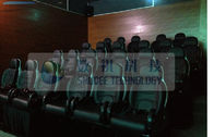 23 Seats Middle 5D theater System With Genuine Leather Motion Theater Chair