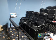 Large Screen 4D Cinema System With Comfortable Pure Hand-Wrapped PU Leather Motion Seats