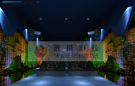 Realistic 6D Cinema Simulator With Cinema Special Effects And Curved Screen