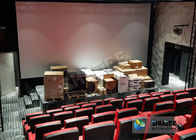 Electric 4D Cinema Equipment With Energy Saving Smooth 4 Seats / Chair