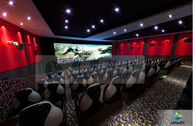Fiber Glass Material 5D Movie Theater with Pneumaitc / Hydraulic / Electric System