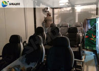 Red / Black 9D Movie Theater Motion Chair 3D Glasses For Shopping Mall