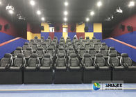 Black 9D Movie Theater Dynamic Electric For Commercial Shopping Mall And Amusement Attraction