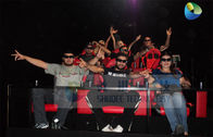 Red Platform 5D Cinema Equipment , PU leather With Comfortable Chairs