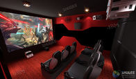 Theme Park 7D Motion Film Theater Equipment With Attracting 12 Dynamic Special Effects
