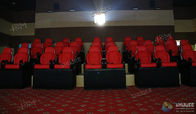 Professional Scene 5D Movie Theater For Indoor Mini Cabin Cinema Red / Black Color