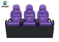 3 / 2 People Per Set Motion Cinema Seating Artificial Leather Durable