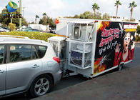 Mini Mobile 5D Cinema Trailer For Fun Fair With Metal Flat Screen