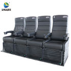 Modern 4D Cinema Chair / Comfortable VIP High Back Movie Theater Seat