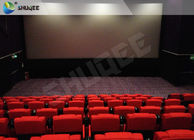 Cost-Effective Red Folded PU Leather Chair For 50-120 People 3D Cinema