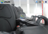 Fiber Glass 7D Movie Theater With Luxury Leather Dynamic Motion Chair