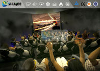 High Level 5D Theater System With Sound Equipment / Professional Metal Screen