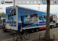 Mobile Truck 7D Movie Theater Cinema Equipment Special Effect Luxury Motion Chairs