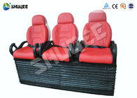 24 Seats 5D Theater System With Electric Motion 5D Chair Play Roller Coaster Film In Mall