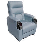 Luxury Genuine Leather Chair Home Cinema Seats VIP Sofa With Inclined Cup Holder