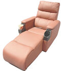 Luxury Genuine Leather Chair Home Cinema Seats VIP Sofa With Inclined Cup Holder