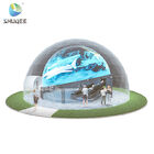 Curved Screen 360 Dome Movie Theater With 4DM Electric Motion Seats For Museum / Theme Park