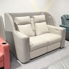 Contemporary Home Cinema System With Couple VIP Seating With Colorful Design