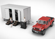 Amusement Park Mobile 5D Cinema Truck With Electric Leather Motion Seats