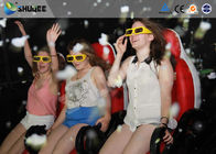5D Cinema System  Internal of Mobile Car With Wheel , Moved to the  crowded places